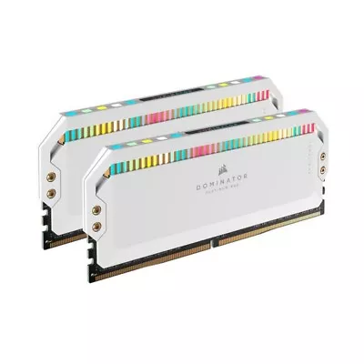 Corsair Dominator Platinum RGB 32GB 2x16GB DDR5 UDIMM 5600Mhz C36 1.25V White De • $337.98