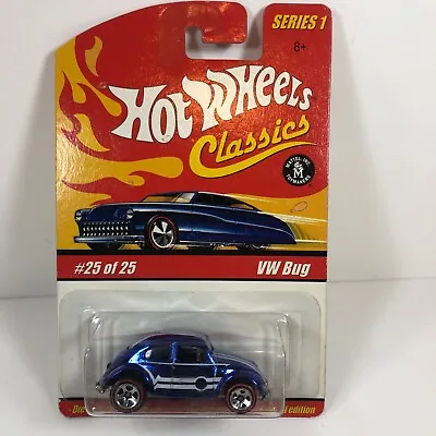 Hot Wheels Classics Series 1 - Volkswagen VW Bug - 1:64 Diecast Car 25/25 • $17.99