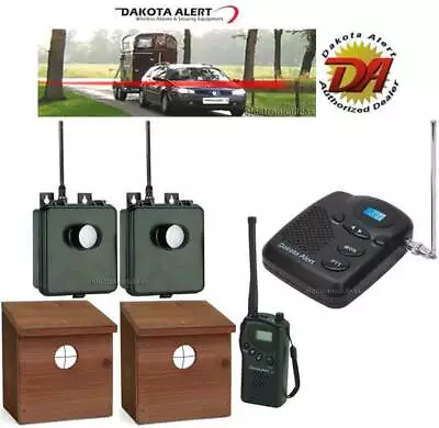 Dakota Alert Murs Bs Ht Kit - 2 Wireless Motion Sensors - 2 Birdhouses - New • $393.98