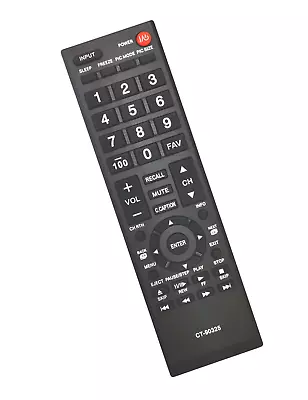$9.99 • Buy New Remote Control Replace For Toshiba TV 32AV502U 32AV50SU 32AV52R 32C120U1/U2