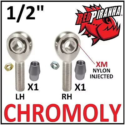 1/2'' Lh + Rh 1/2'' Bore Chromoly Heim Joint For 0.065 Wall 1'' Od 0.87  Id Tube • $29