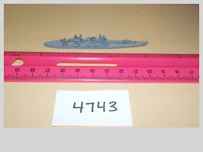 N Scale Battleship Boat Model Train Layout Accessory Scenery Metal #4743 • $25