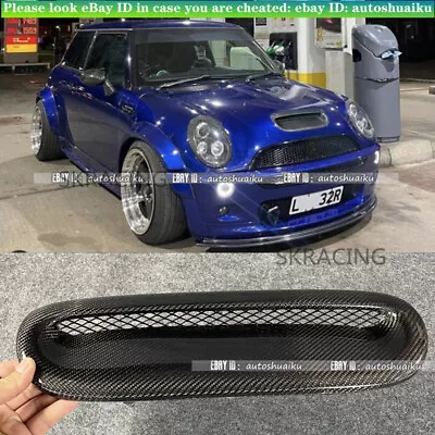 Carbon Fiber Hood Scoop Bonnet Vent Duct For BMW Mini Cooper S R53 R52 2002-2006 • $103