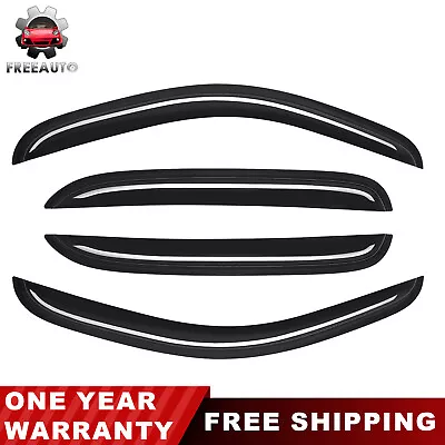 New 4PCS Window Visor Rain/Sun/Wind Guard FIT 07-13 Chevrolet Silverado Crew Cab • $27.80