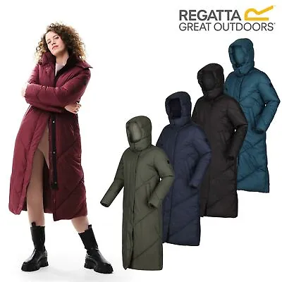 £19.99 • Buy Regatta Longley Womens Quilted Water Repellent Winter Hooded Jacket RRP £130