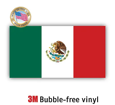 Mexico Mexican Flag Sticker Decal Made In Usa • $36.82