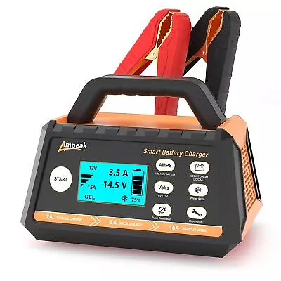 Battery Charger2a/8a/15a Car Battery Charger6v/12v Fully Automatic Smart Battery • $123.85