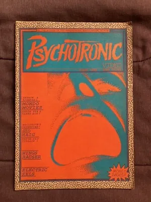 $35 • Buy PSYCHOTRONIC Magazine #3 1989 Sid Haig Wings Hauser Electric Eels EX CONDITION