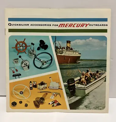 Catalog QuickSilver Accessories 1968 For Mercury Outboards MerCruiser Vintage • $18.96