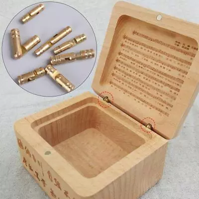 Jewelry Box Fitting Barrel Hinges Invisible Brass Hinges Furniture Hardware • $3.77