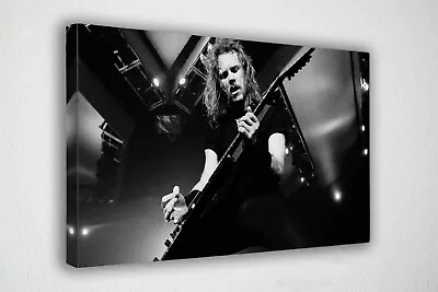£33.65 • Buy James Hetfield Young Metallica Poster Canvas Wall Art Print Ready To Hang