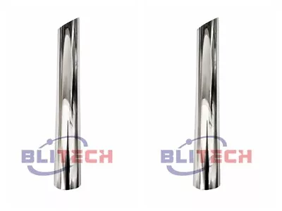 Pair Of 5  OD X 36   Mitre Cut Chrome Exhaust Stack Pipe • $180