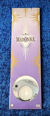 Madonna Sealed Like A Prayer  3'' Longbox Cd Single Starburst Promo Box Us 1989 • $325