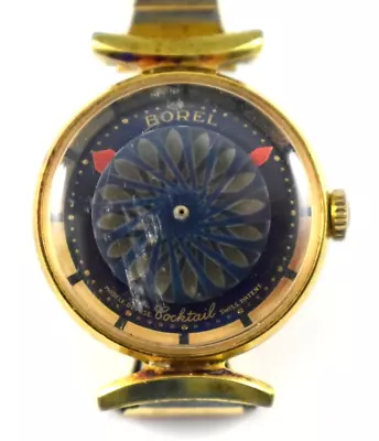 Vintage Borel Cocktail Kaleidoscope Manual Wind 17J Ladies Watch Runs Lot.rj • $79.99