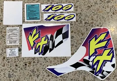 Kawasaki 1996 KX100 Full Decal Set / Sticker Kit • $140