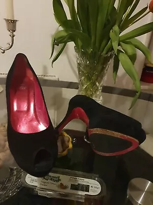 £11 • Buy Great Women's Jamie Mascaro Leather Stilettos Size 39/eu  6uk Black