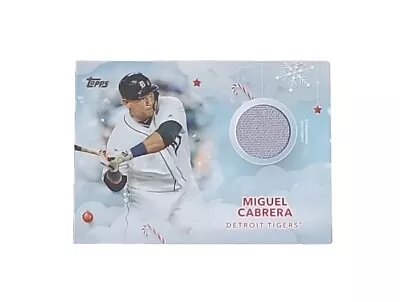 2020 Topps Holiday Game Used Relic #WHR-MI Miguel Cabrera (TIGERS) !! • $2.99