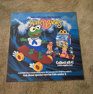 $14.99 • Buy McDonald’s 1987 Muppet Babies Happy Meal Translite Rare!