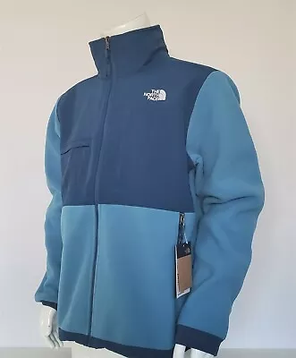 THE NORTH FACE MEN'S DENALI 2 FLEECE JACKET FULL ZIP STORM BLUE Size L XXL • $129.77