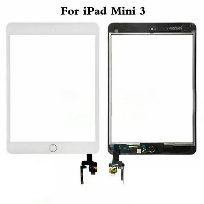 For IPad Mini 3 4 5 Touch Screen Digitizer Lens Glass Replacement + Home Button • £13.10