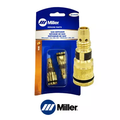 MILLER D-M250 GAS DIFFUSER ACCULOCK MDX MDX-250 2 Per Pkg • $38.98