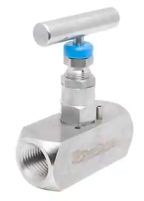 1/4  Stainless Steel (316) Needle Valve - Packed Bonnet FxF NPT 10000 PSI • $66.06