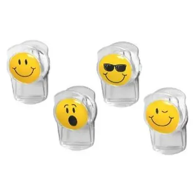 Spectrum Smiley Face Magnetic Clips • $7.79