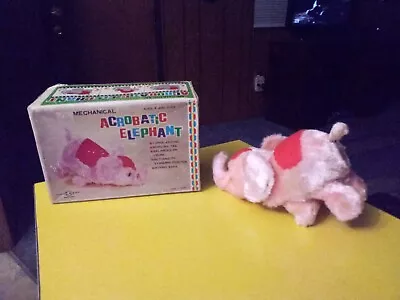 Old Vintage Original Modern Toys Acrobatic Elephant W/Box Made In Japan 1950s • $24.61