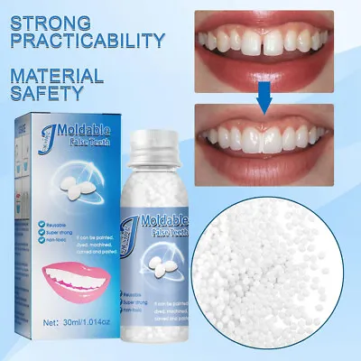 Resin Granules Tooth Gap Repair FalseTeeth Solid Glue Moldable Teeth And Gap • £7.95