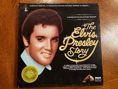 Elvis Presley Lp Authentic Golden Treasury Collectors Edition 5 Lp Set Rca Spec • $24.95