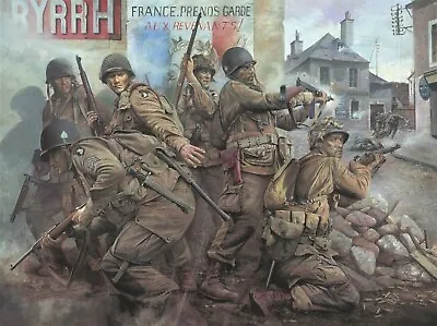 Easy Company - Carentan By Chris Collingwood Signed By Five Band Of Brothers • £221.18