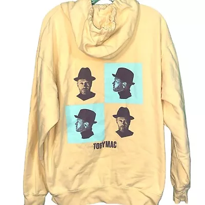 Toby Mac Hoodie Mens Everything The Elements Yellow Rock Sweatshirt Size Large • $26.89