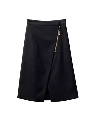 Acne Studios Panna Wool Skirt Navy • $220