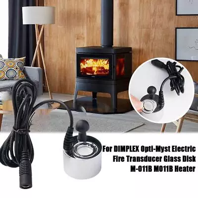 For DIMPLEX Opti-Myst Electric Fire Transducer Glass M-011B Disk M011B R2Z3 • $26.97