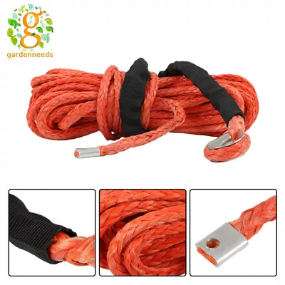 Synthetic Winch Rope Line Recovery Cable For ATV UTV SUV Bike 5/16 X50' 12000LBS • $32.86