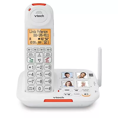VTech SN5127 DECT 6.0 Digital 90dB Ringer Amplified Cordless Answering System • $27.99
