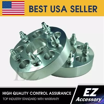 USED 2 Wheel Adapters 5x4.5 To 5x112 VW Audi Factory Wheels Hub Centric 1  Thick • $32.56