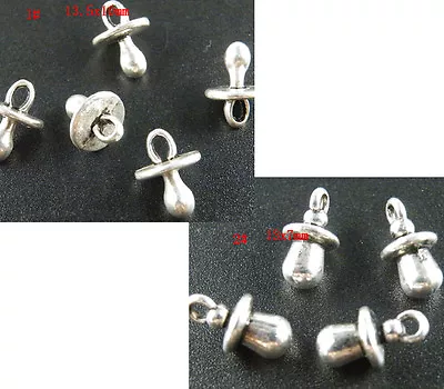 60pcs Tibetan Silver Baby Pacifier Charms Pendants Zn3004 Zn40252 • $6.59