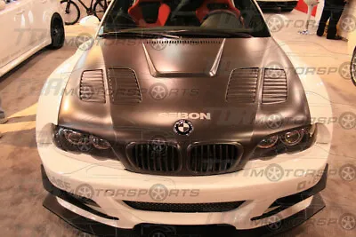 SEIBON Carbon Fiber Hood GTR For 01-06 BMW M3 E46 • $2090