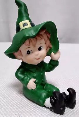 Vintage LEFTON Ceramic Irish Leprechaun 3” Tall • $24.99