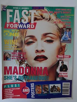 Fast Forward Magazine Issue 163 October 31-nov 6 1992 Madonna Take That Howard • £6.95