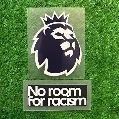 Premier League Patch Iron On Heat Purple No Room For Racism Player Size Badge • £4.99