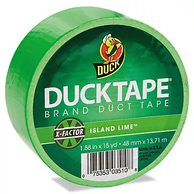 Duck Colored Duct Tape 9 Mil 1.88  X 15 Yds 3  Core Neon Green 1265018 • $10.54