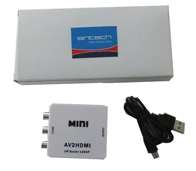 Mini AV Composite To HDMI Converter (720 Or 1080p) • £14.99