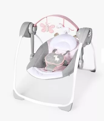 Ingenuity Comfort 2 Go Portable Swing - Flora The Unicorn • £39.99