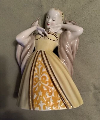 $99.99 • Buy VTG 1940 Goldscheider Everlast Cinderella Juliet Doves 12” Woman Bust Fig Signed