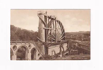 Printed Postcard Great Wheel Laxey Isle Of Man • £2.99