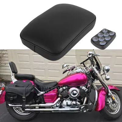 Rear Passenger Seat Pillion Pad 8 Suction Cup For Yamaha V Star 250 650 950 1100 • $25.79