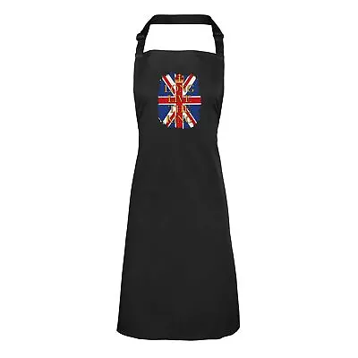 King Charles Coronation Apron Mens Womens Long Live The King Union Jack BBQ Gift • £13.99