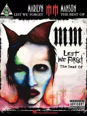 Marilyn Manson - Lest We Forget: The Best Of By Manson • $26.99